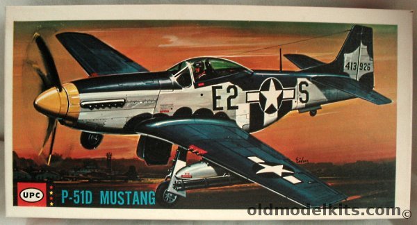 UPC 1/50 North American P-51D Mustang - With Markings for Two USAAF 8th AF Aircraft (ex-Hawk), 5069-100 plastic model kit